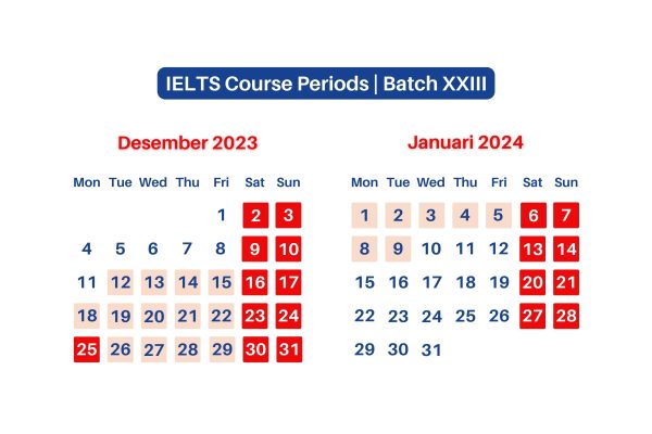 Batch XXIII: 12 Desember 2023 – 8 Januari 2024